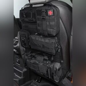 Tactical seat back organizer(Obsidian Black)
